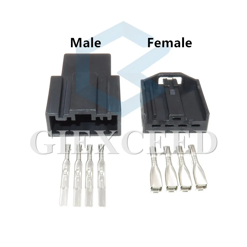 4 Pin автомобильный разъем для басов проводов черный цвет BMW VW|Кабели адаптеры и