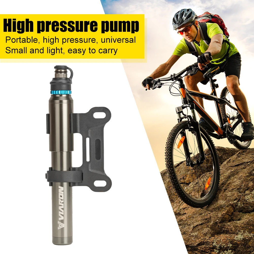 

Bicycle Pump Aluminum Alloy Portable Mini MTB Bike Basketball Tire Inflator Mini Bike Pump Mountain Tire Inflator
