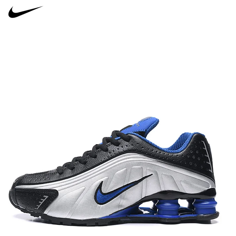 

NIKE SHOX R4 Men's Running Shoes Original Breathable Waterproof Air Column Comfatable