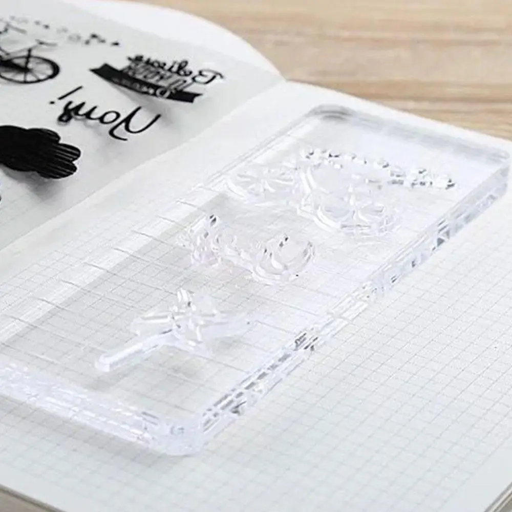 Новый прозрачный акриловый блок для DIY уплотнительный штамп самодельного