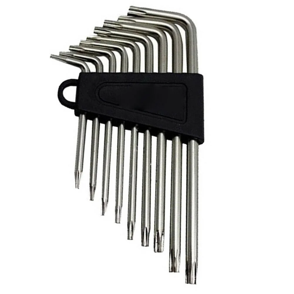 9 шт. Сливовая отвертка l-образный Длинный рычаг Набор шестигранных ключей