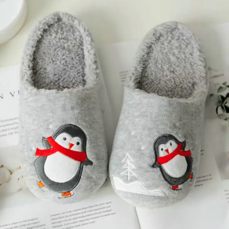 Зимний танцевальный шарф Пингвин и тапки для влюбленных водонепроницаемые