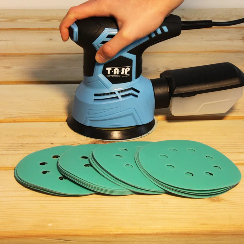 25 шт. профессиональная наждачная бумага 125 мм с защитой от засоров и пленки