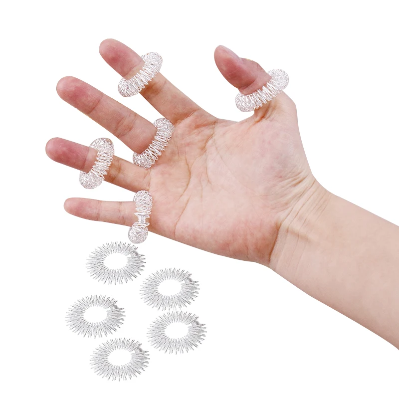 100 шт. массажер для пальцев массажное кольцо забота о здоровье Домашнее