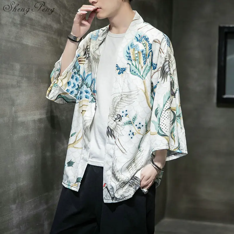 Традиционные японские кимоно онлайн Китайский магазин кардиган мужской