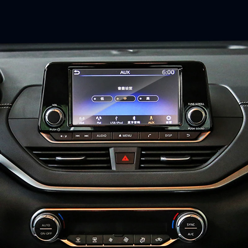 

Car Styling Dashboard GPS Navigation Screen Glass Protective Film Sticker For Nissan Altima L34 2019 2020 Control of LCD Screen