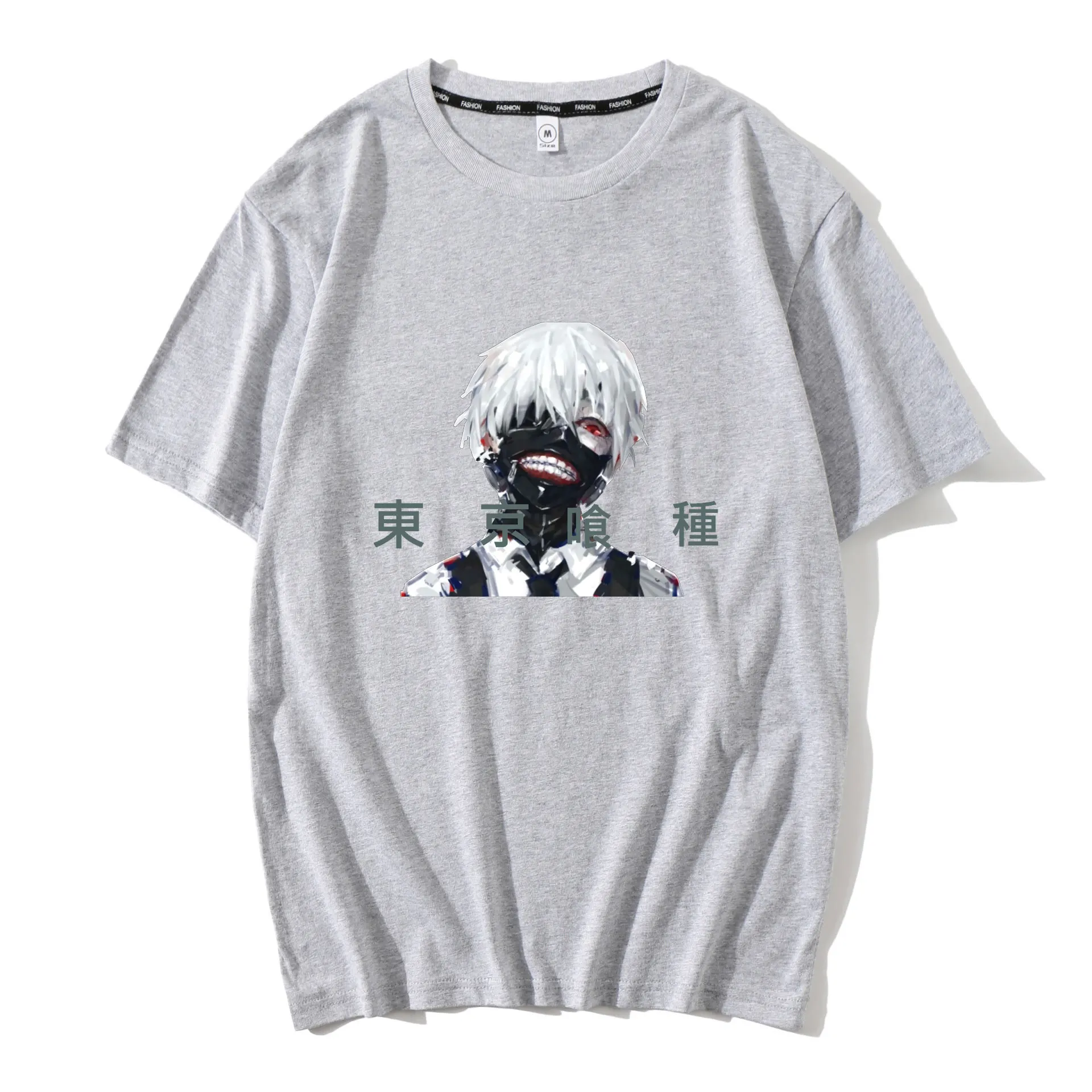 

Tokyo Ghoul Anime Kaneki Ken Long T-shirt Men Hip Hop Short Sleeve Black T Shirts Mens TShirts Summer Anime Tee Kawaii Clothing