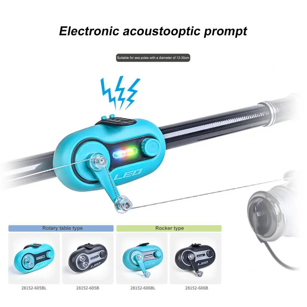 

Пластиковая сигнализация для рыбалки, высокопрочный электронный трехцветный светодиодный сигнализатор поклевки для ночной рыбалки
