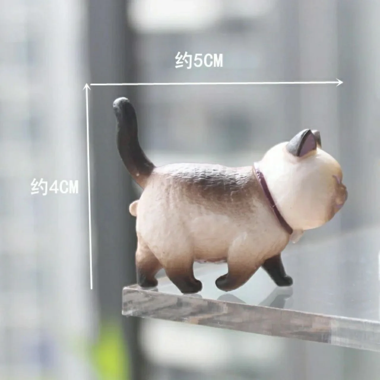 

9Pcs/Set Mini PVC Animal Model Cat Doll Figures Toy Creative Handicraft Ornaments Cute Bell Cat Decoration Crafts