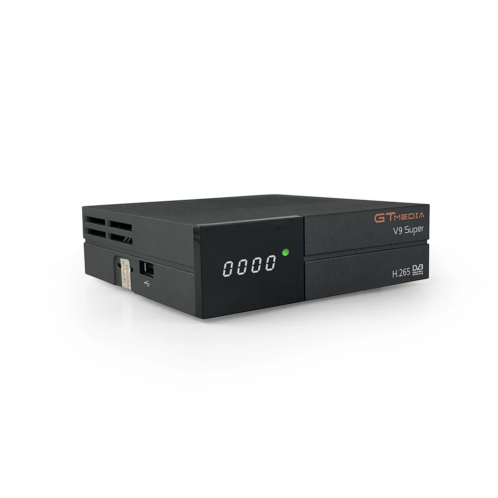 Новый GTMEDIA V9 Super64M битов серийная вспышка цифровой спутниковый ТВ приемник DC12V/1.5A