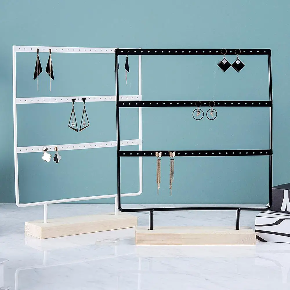 Топ 24/44/66 Отверстия Стенд для Серьги Подвески Браслеты Ювелирные изделия Дисплей