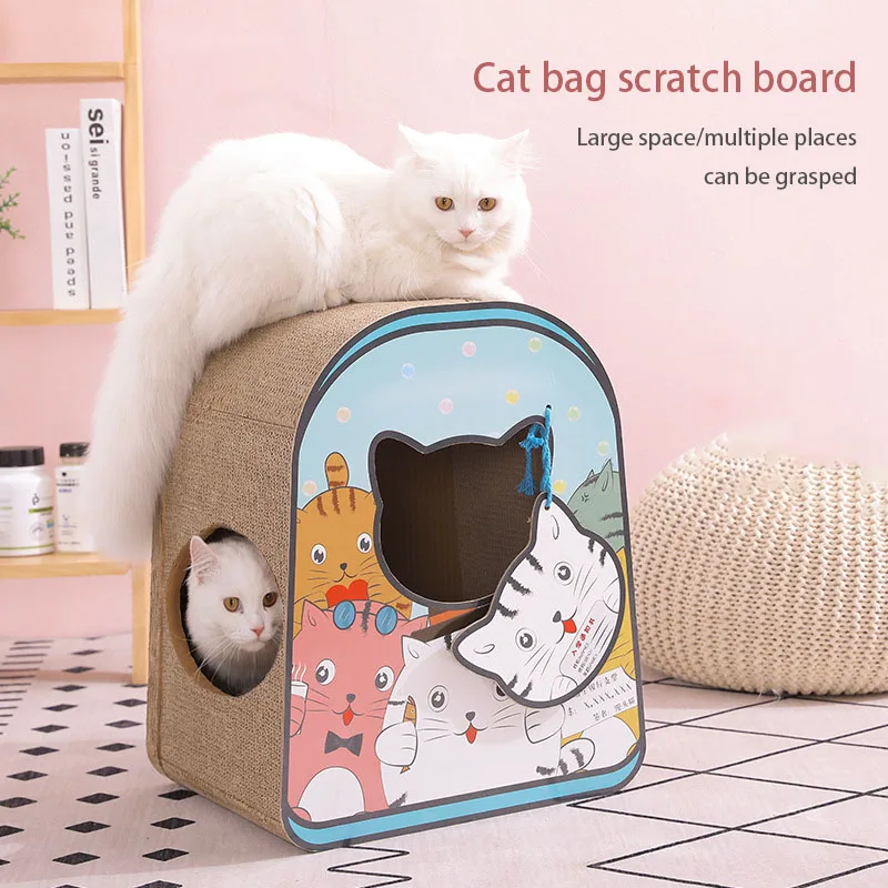 

Vertical Cat Scratch Board Cat Litter One Corrugated Paper Cat Claw Board Durable Claw Sharpener Kitten Funny Cat Toy