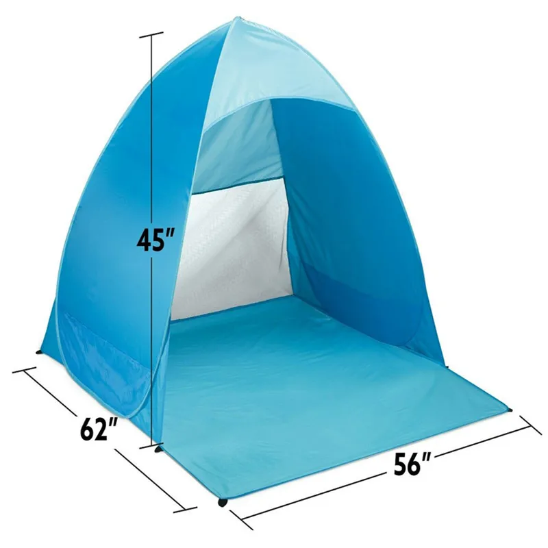 Выдвижная Пляжная палатка портативная Солнцезащитная уличный навес для