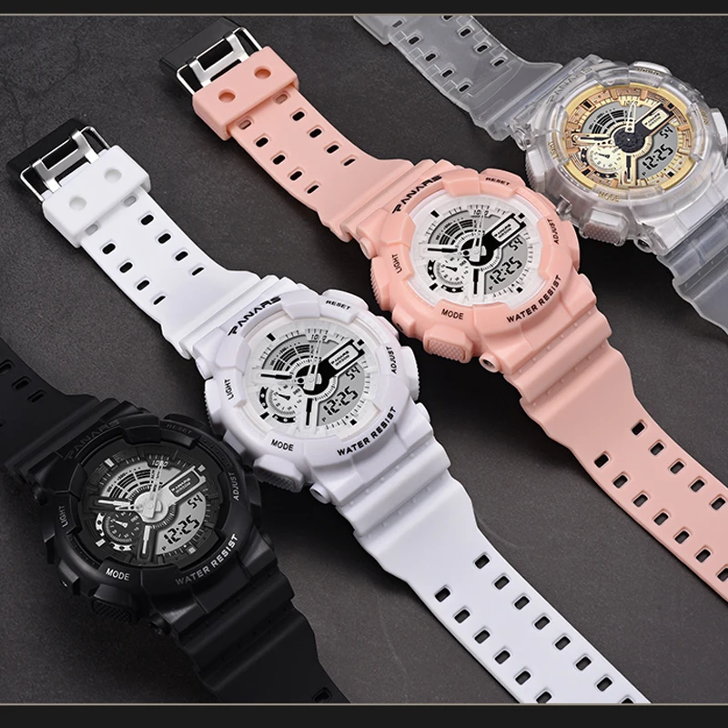 

PANARS Watch Men g Style Shock Waterproof Women's Watches LED Digital Electronic Wristwatch Girl Boy Military Sports Watch Reloj
