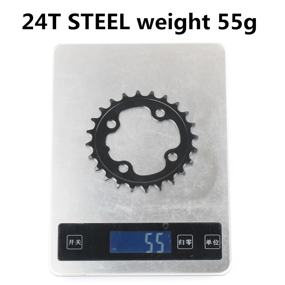 Круглая цепь MTB горный велосипед 104BCD 22T 24T 32T 34T 38T 42T 44T шатуны стали алюминиевый сплав зубная пластина запчасти