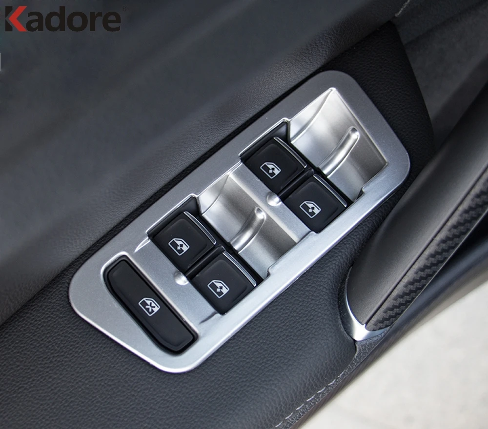 Для Volkswagen для VW Golf 7 MK7 2013 2014 2015 ABS Матовый Интерьер подъемник окон автомобиля