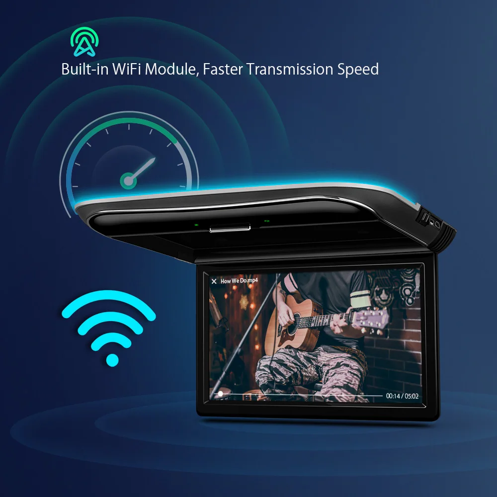 Сверхтонкий Автомобильный плеер XTRONS 11 6 дюйма HD-разрешение подвесной динамик