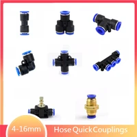 pypupvpepapm pneumatic fittings water pipes and pipe connectors direct thrust 4 to 16mm pu plastic hose quick couplings