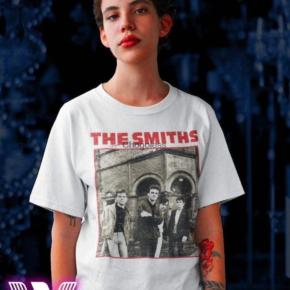 

The smiths uk tour distressed look t shirt