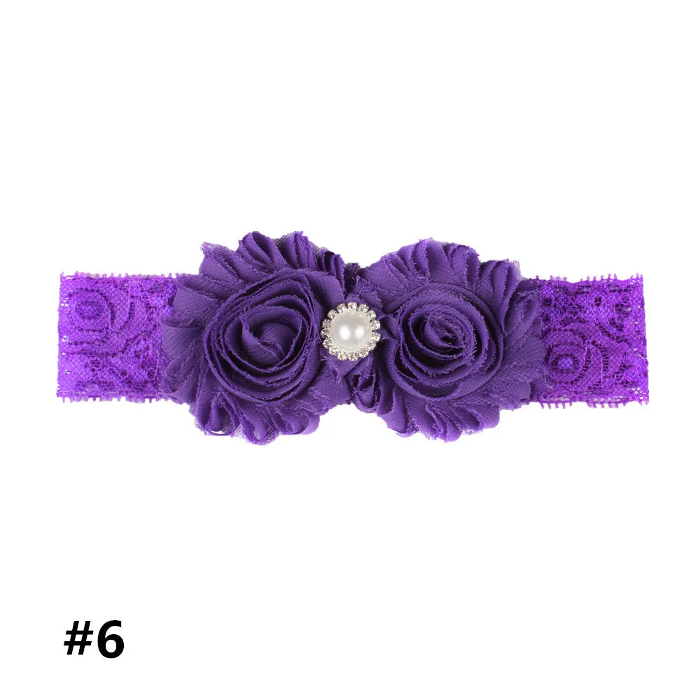 Кружевная повязка на голову для малышей шикарный кружевной головной убор