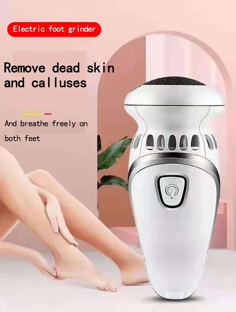 Portable Electric Vacuum Adsorption Foot Grinder Electronic Foot File Pedicure Tools Callus Remover Feet Care Sander with 12 Pcs images - 6