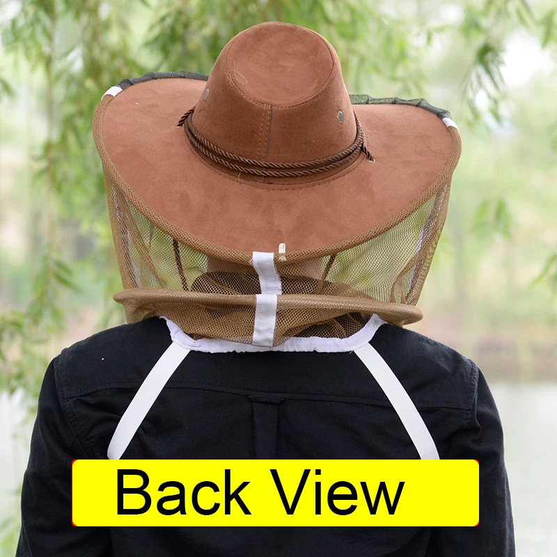 

Bee keeping hat Anti bee equipment beekeeper protective clothing bee hat apiculture cloth veil hat out door fishing camping cap