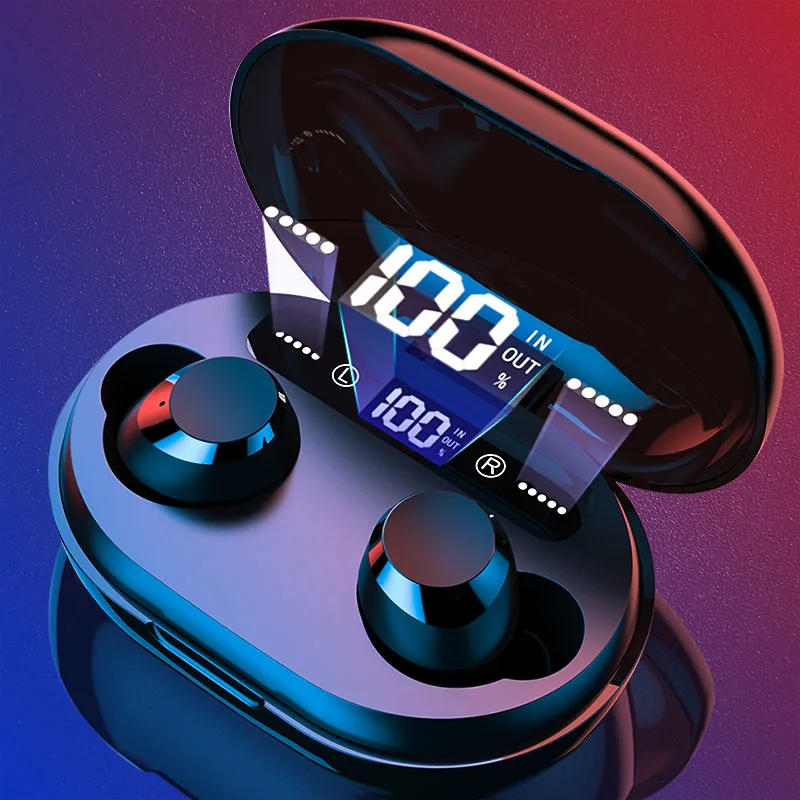 Наушники вкладыши Tws с 5 0 9d стерео Bluetooth наушники Беспроводной Портативный