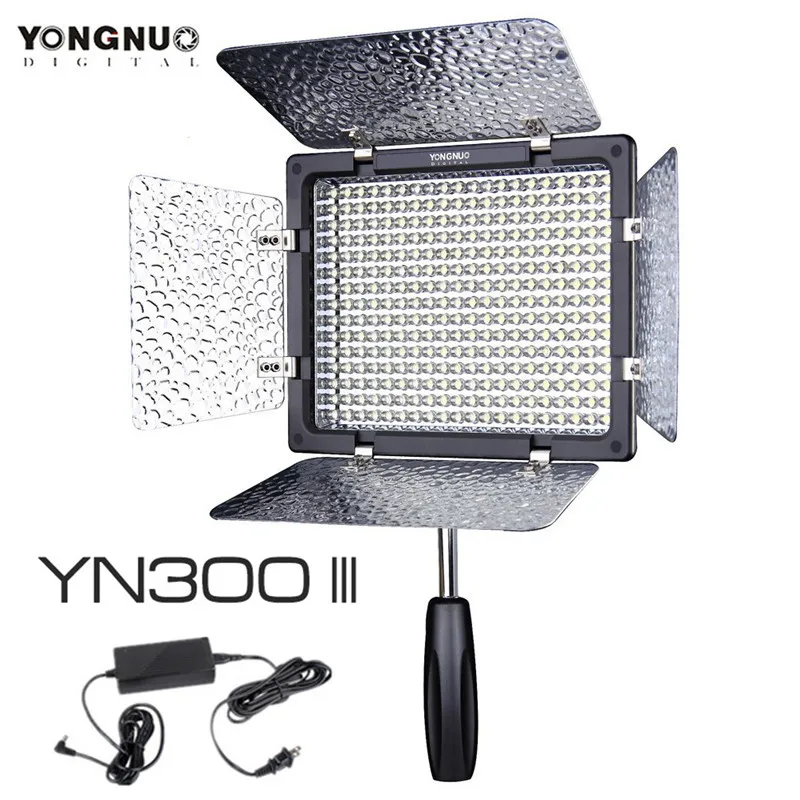 Светодиодная камера YONGNUO YN300 III светодиодная лампа для видеокамеры 3200K-5500K Canon Nikon