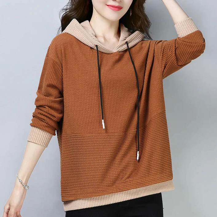 

Spring 2021 new Korean style slim coat fashion women's trend hedging harajuku hoodie korean Casual Polyester COTTON