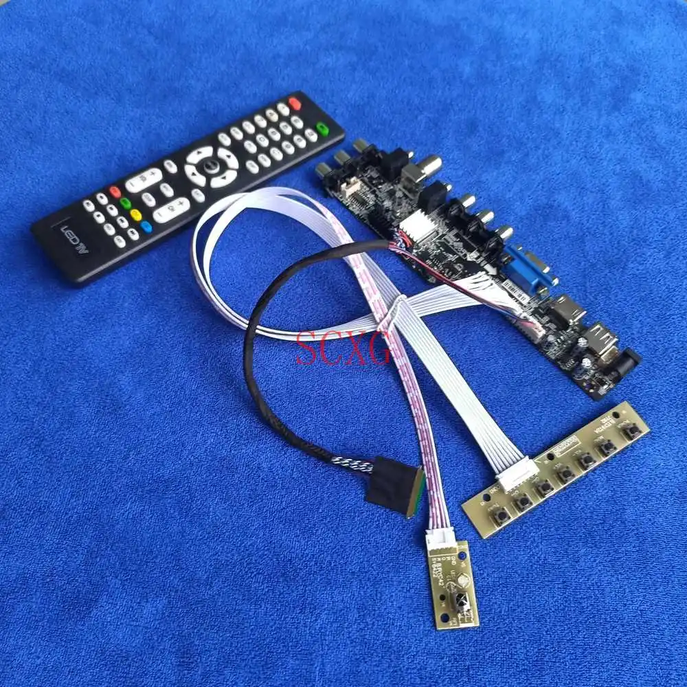 

LED LCD 1024*600 Kit For LTN101NT02/LTN101NT05 Signal digital VGA USB AV DVB HDMI-compatible Matrix controller board LVDS 40 Pin
