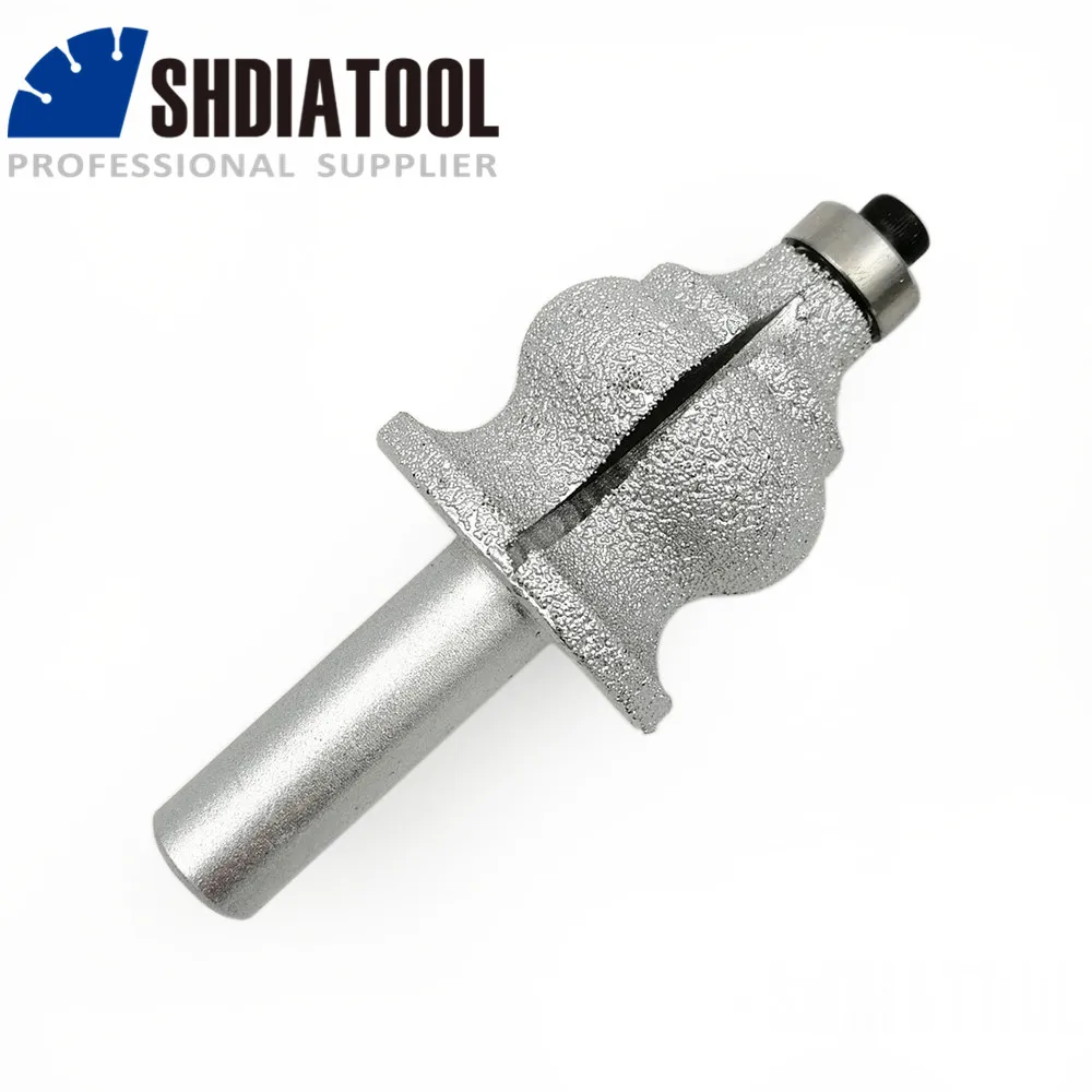 SHDIATOOL № 20 Вакуумные Паяные алмазные фрезы для контурной обработки с 1/2 &quotдля