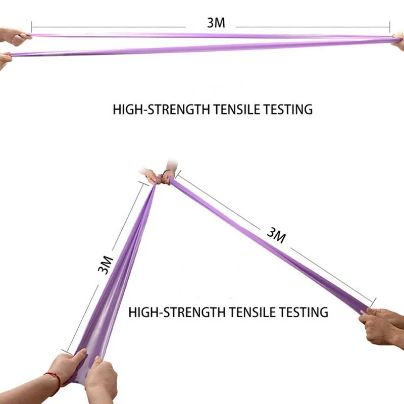 TPE Fitness Resistance Bands Workout Rubber Elastic Band For Sport Yoga Exercise Booty Training Pull Rope Expander Gym Equipment | Спорт и