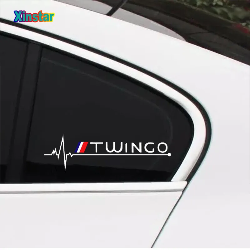 2 шт. двери автомобиля стикер для Renault Clio ZOE duster Megane TWINGO логан автомобиль