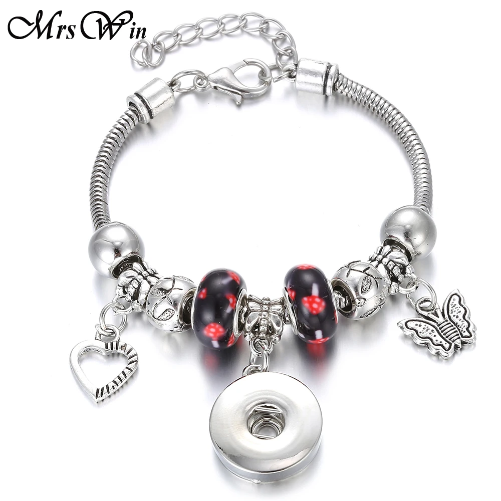 Рождественские ювелирные изделия браслет бабочка карабин пряжка змея цепочка с