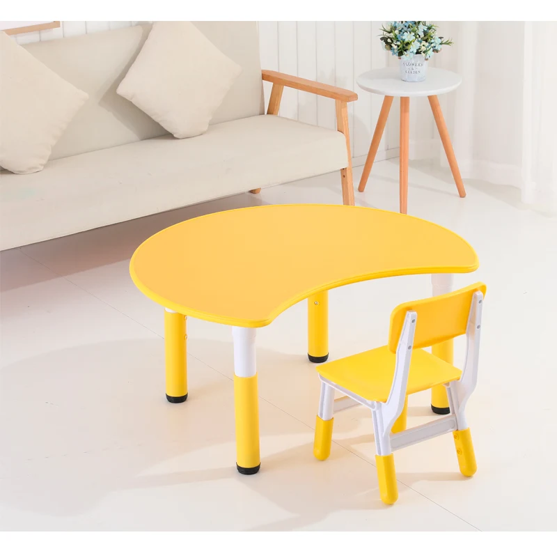 Детский стол регулируемый подъемный ученический Новый полумесяц детский сад