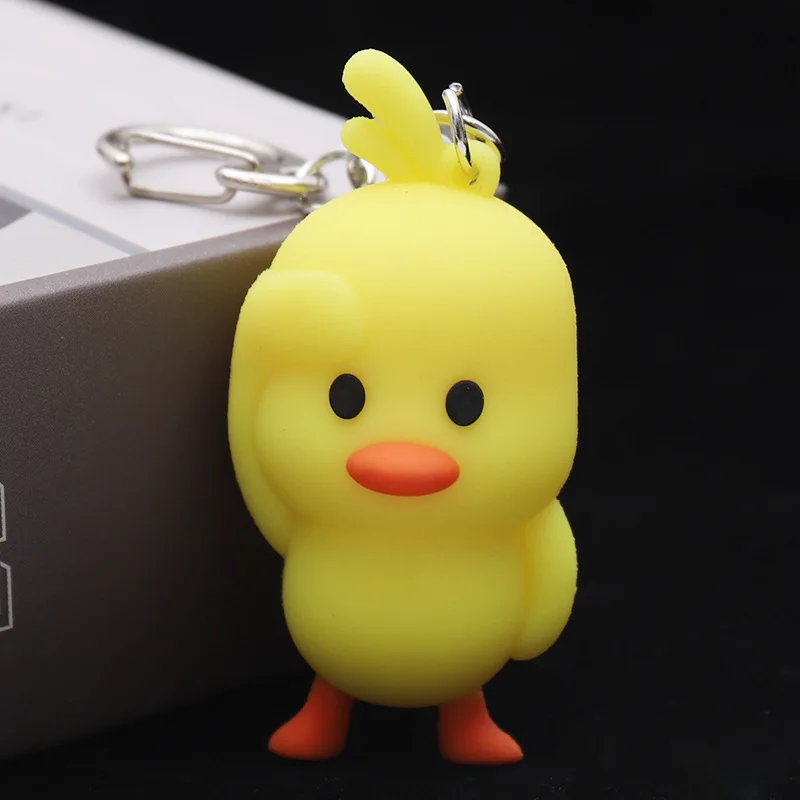 Брелок брелок с маленьким колокольчиком милый желтой уткой из аниме|Брелоки| |