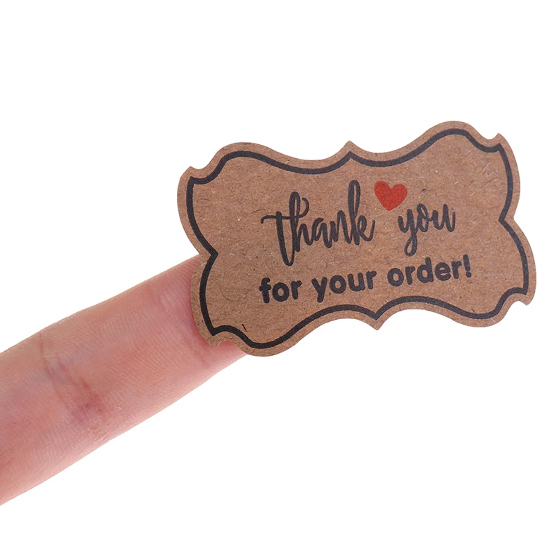 250 шт./рулон ручной работы наклейки &quotСпасибо вам за ваш заказ&quot этикетки из