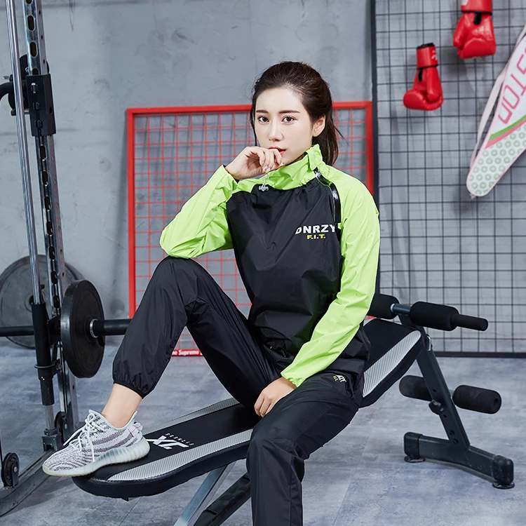 Heavy Duty Fitness Postpartum Mom and Dad Woman & Man Weight Loss Sweat Sauna Suit Exercise Gym Anti-Rip sportswear