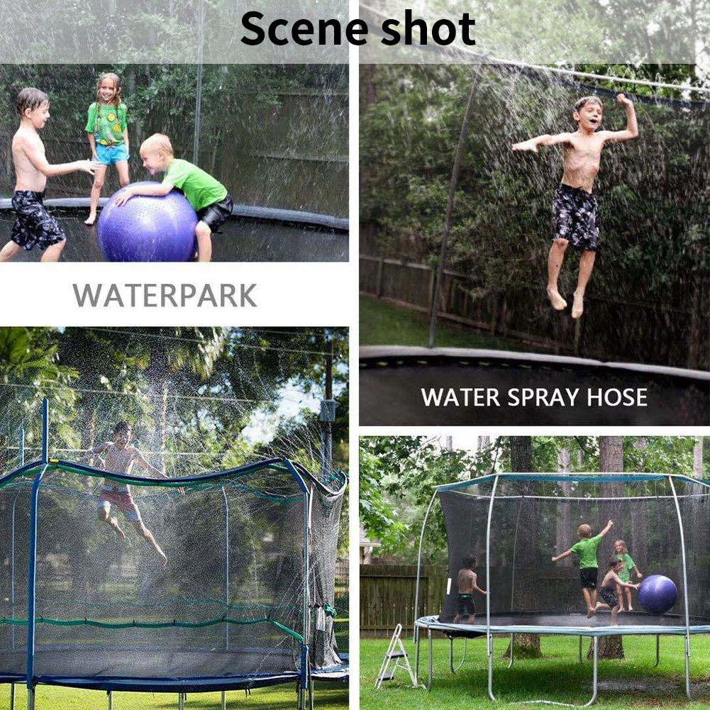 

Trampoline Sprinkler Water Park Spray Outdoor Water Park Game for Kids Water Park Garden Yard Summer Water Fun for Children