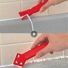 Набор инструментов для удаления силиконового стекла, скребок с отрицательным углом, пластиковая лопатка, лезвие для удаления остаточной резины, бытовые приспособления