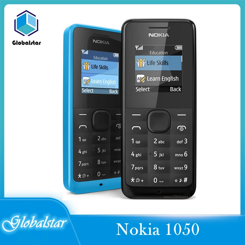 Nokia 105 1050 (2013) Refurbished original mobile phones Unlocked FM Radio Single SIM Card Free shipping