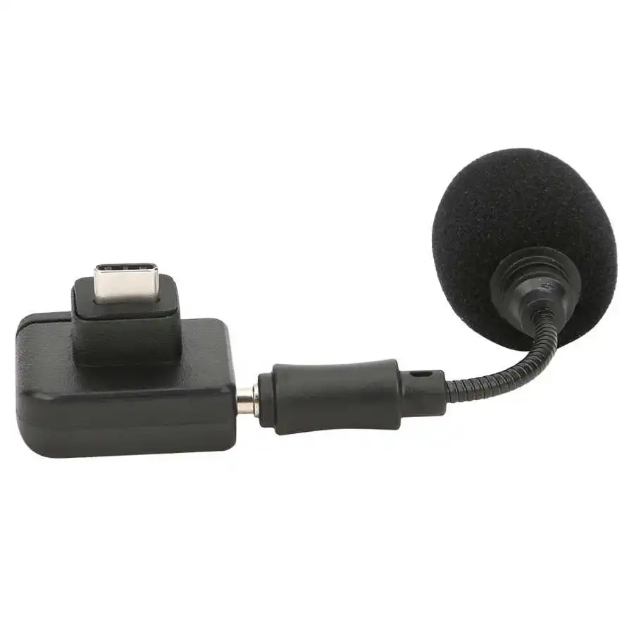 

Lightweight Dual 3.5mm USB-C Microphone Adapter with Mic for DJI Osmo Action Frame Microphone Mic