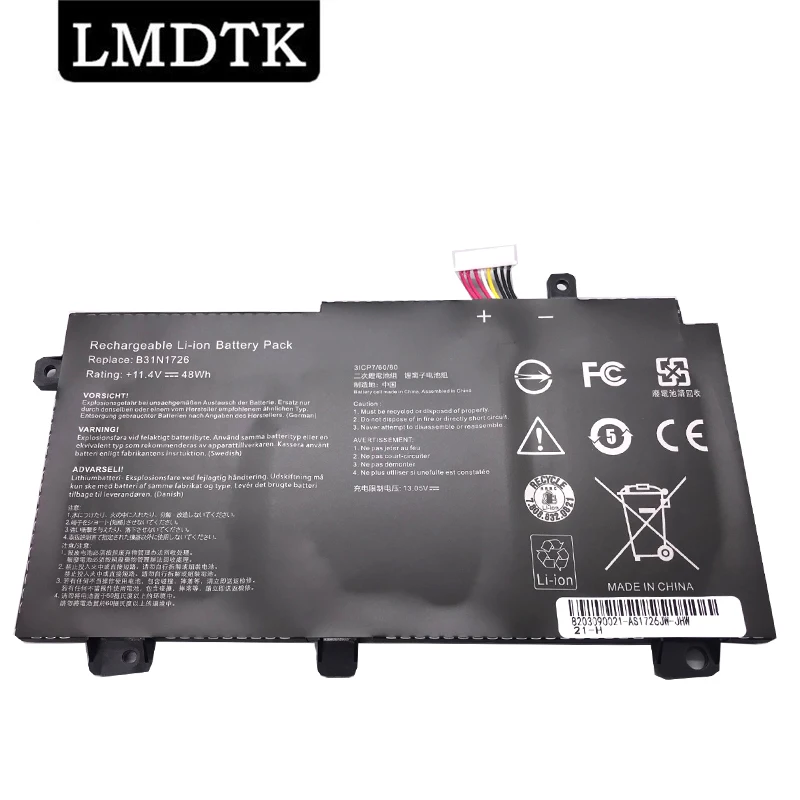 lmdtk new b31n1726 b31bn91 laptop battery for asus fx504 fx86 fx80gm fx505ge fx505dt fx80ge px505ge px505gd fx505gm fx80g free global shipping