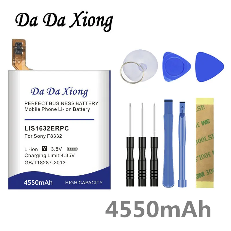 DaDa Xiong 4550mAh LIS1632ERPC Аккумулятор для sony Xperia XZ Dual Sim F8332 XZs F8331