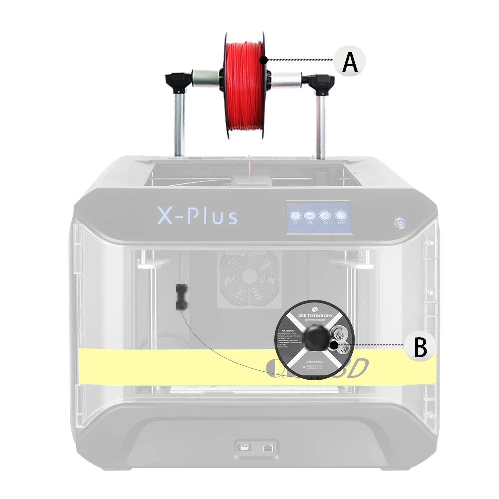 QIDI TECH 3d принтер X-Plus Большой размер интеллектуальный промышленный класс WiFi функция высокоточная печать 270*200*200 мм