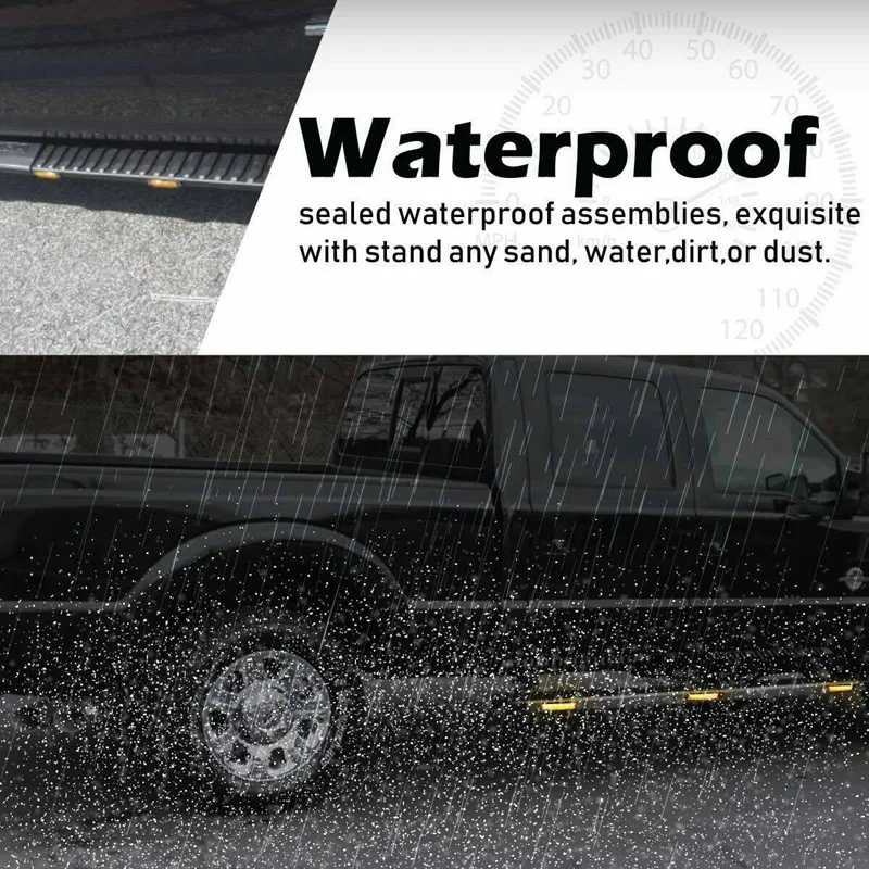 20X 3 8 дюйма 6 светодиодные боковые габаритные фонари прицеп огни RV габаритный