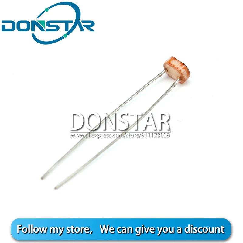 Светочувствительный резистор LDR GL5506 GL5516 GL5528 GL5537 GL5539 GL5547 GL5549 фоторезистор 5506 5516 5528