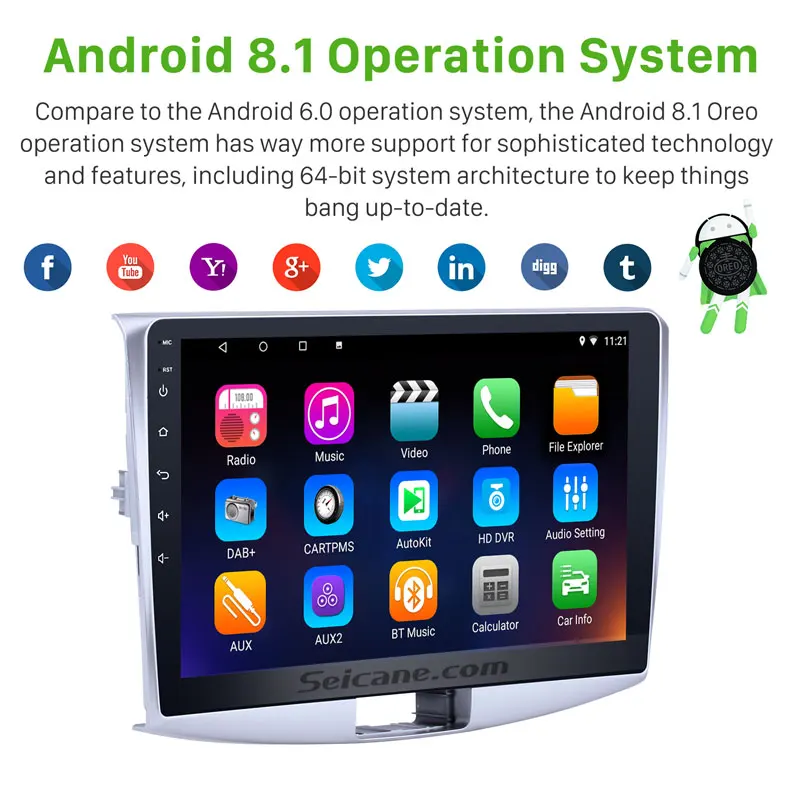 Автомагнитола Seicane мультимедийный проигрыватель на Android 9 0 10 1 дюйма с GPS для VW