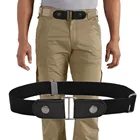 Ремень без пряжки для женщин, эластичный спортивный пояс без пряжки для мужчин и женщин, невидимый зауженный пояс для джинсов