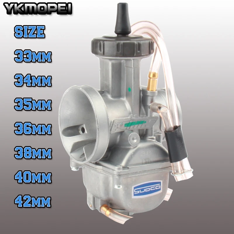 Карбюратор PWK для мотоцикла Универсальный Гоночный карбюратор 33 34 35 36 38 40 42 мм двигатель 2T 4T кроссовых